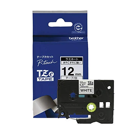 Brother Nastro Laminato TZe-231 12mm Lettere Nere/Su Bianco