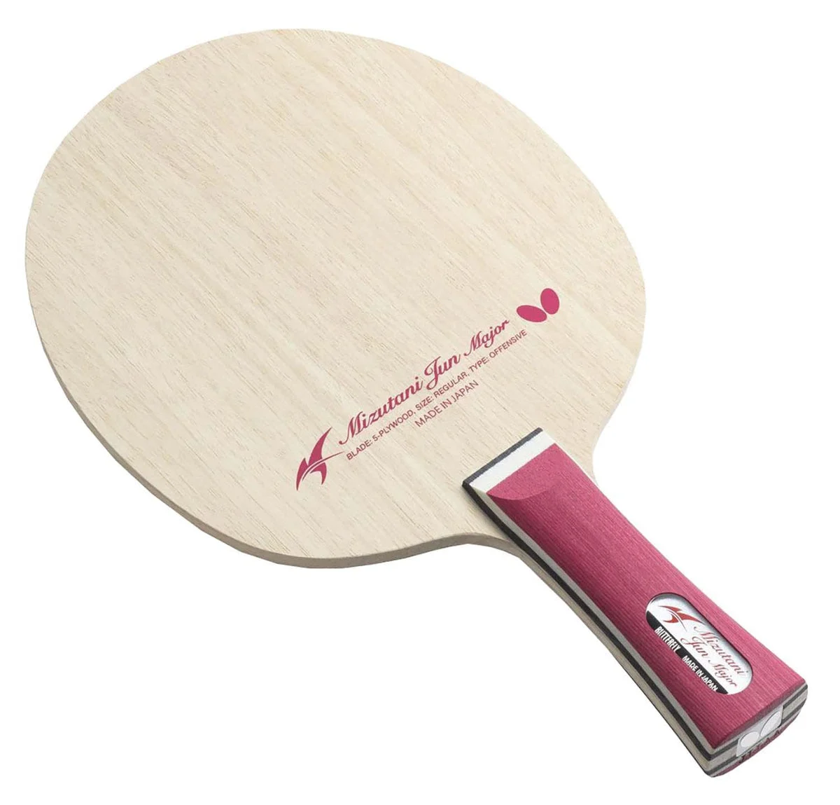 Butterfly Table Tennis Racket Offensive Shakehand Mizutani Jun Major FL 37281