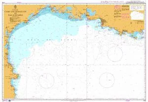 cabo san sebastian to iles d’hyeres n. 1705 (2017) - Carte nautiche, da pesca…