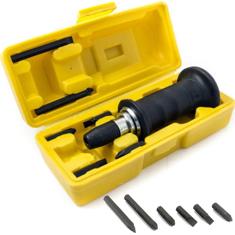 CACCIAVITE A PERCUSSIONE 7PZ IMPATTO PER VITI E BULLONI PROFESSIONALE GIRAVITE - TrAdE Shop Traesio