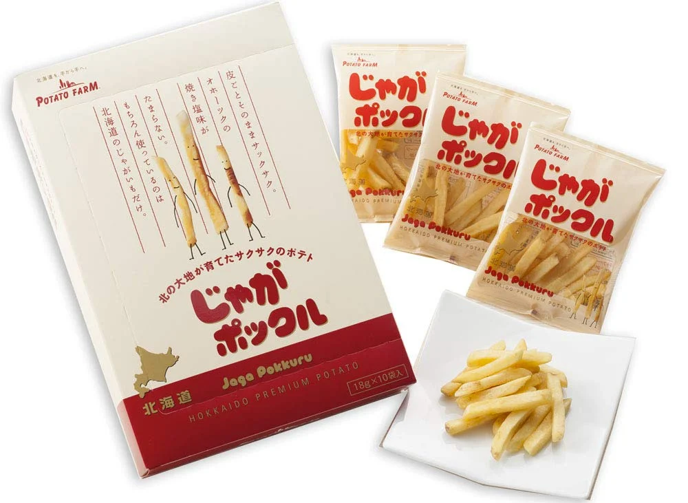 Calbee Potato Farm Jaga Pokkuru Okhotsk Sea Salt 18g x 10