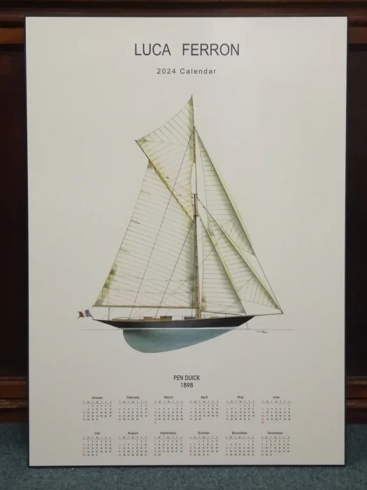 pannello “calendaposter 2024 – pen duick 1898” - Prodotti vari