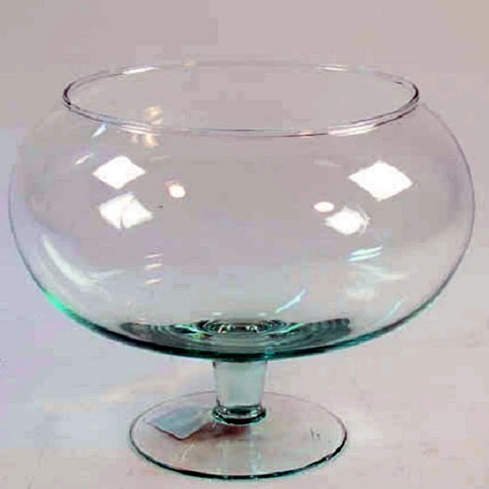 CALICE AMPOLLA BOCCIA VETRO 18CM H 14CM CONFETTI CENTROTAVOLA VASO FIORI CANDELA - TrAdE Shop Traesio