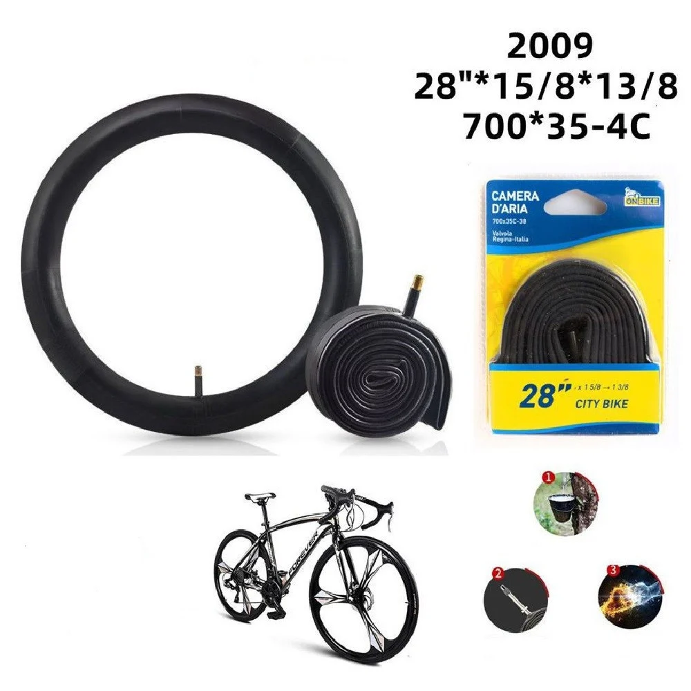 CAMERA D'ARIA PER BICI 28" 700 X 35-42C 1X 5/8 1X 3/8 VALVOLA REGINA ITALIA 2009