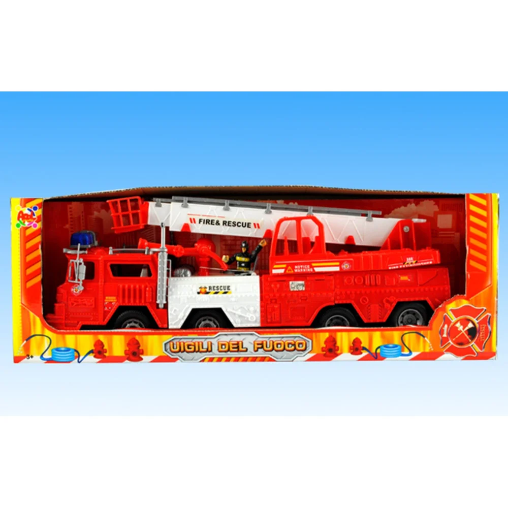 CAMION DEI POMPIERI MODELLINO LUNGHEZZA 66 CM CON LUCI E SUONI - TrAdE Shop Traesio