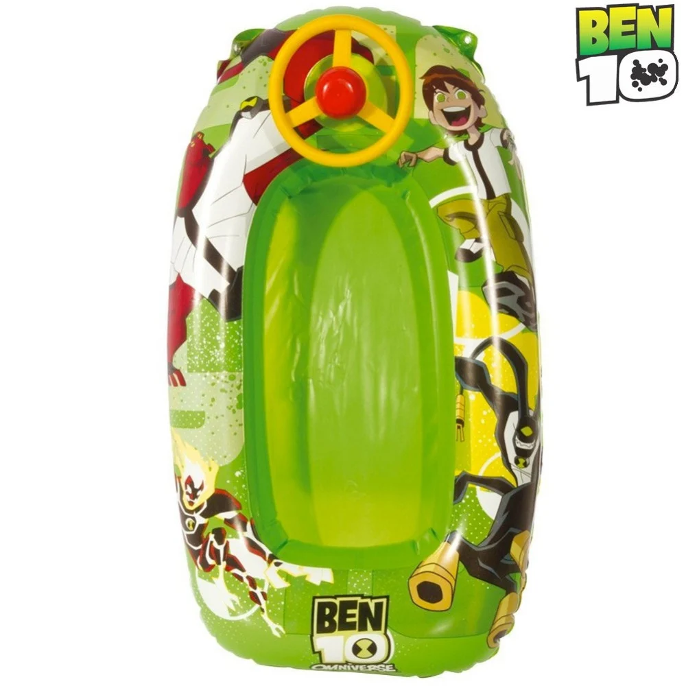 CANOTTO CON VOLANTE BEN 10 DIMENSIONI 90 X 50 CM BAMBINI MARE PISCINA - TrAdE Shop Traesio