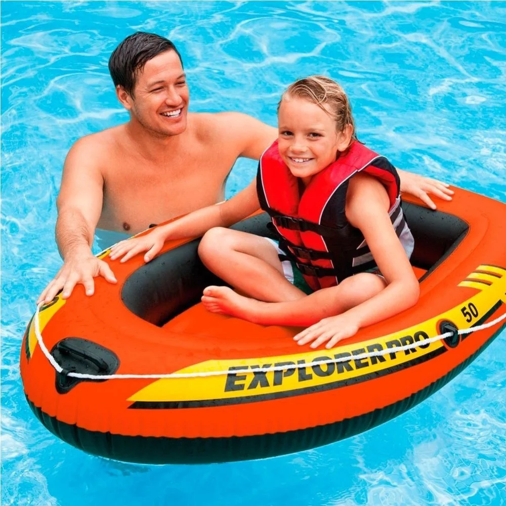 CANOTTO GONFIABILE GOMMONE 138 X 85 X 23 CM 1 POSTO MARE FIUME PISCINA EXPLORER - TrAdE Shop Traesio
