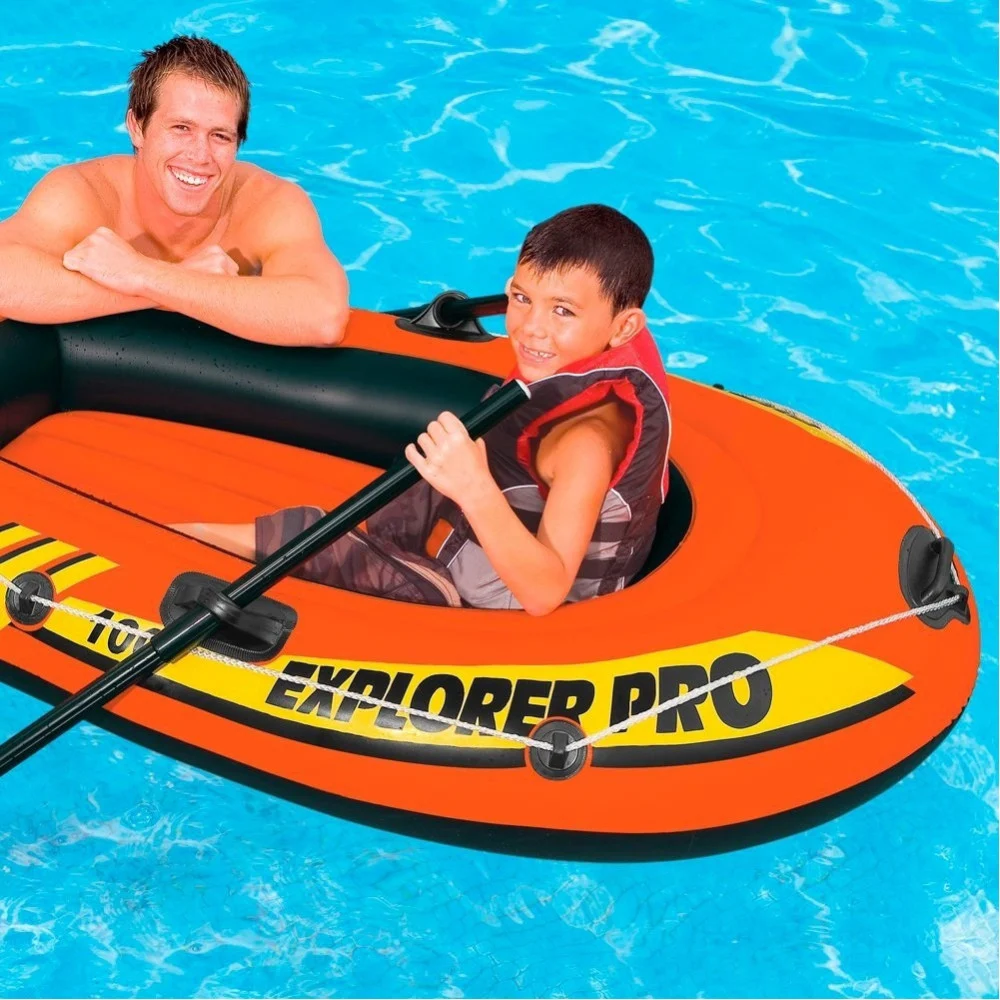 CANOTTO GONFIABILE GOMMONE 160X94X29CM 1 POSTO MARE FIUME PISCINA EXPLORER - TrAdE Shop Traesio