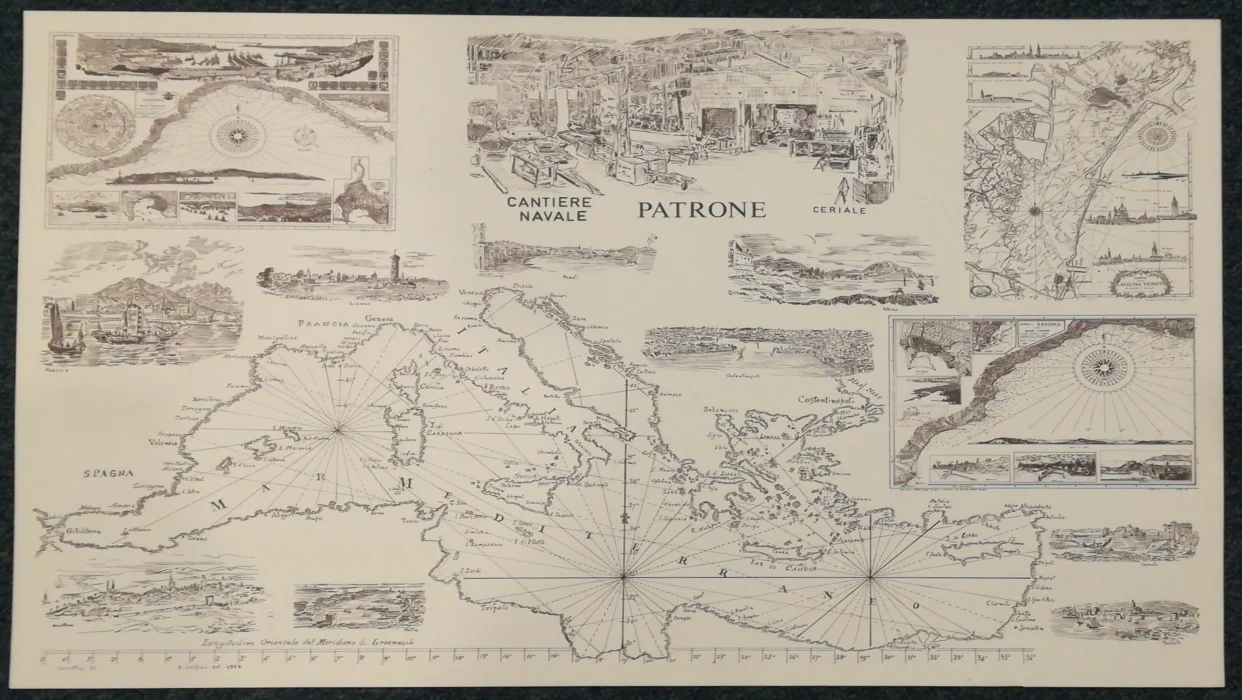 cantiere navale patrone – ceriale (1977) - Arredamento marinaresco