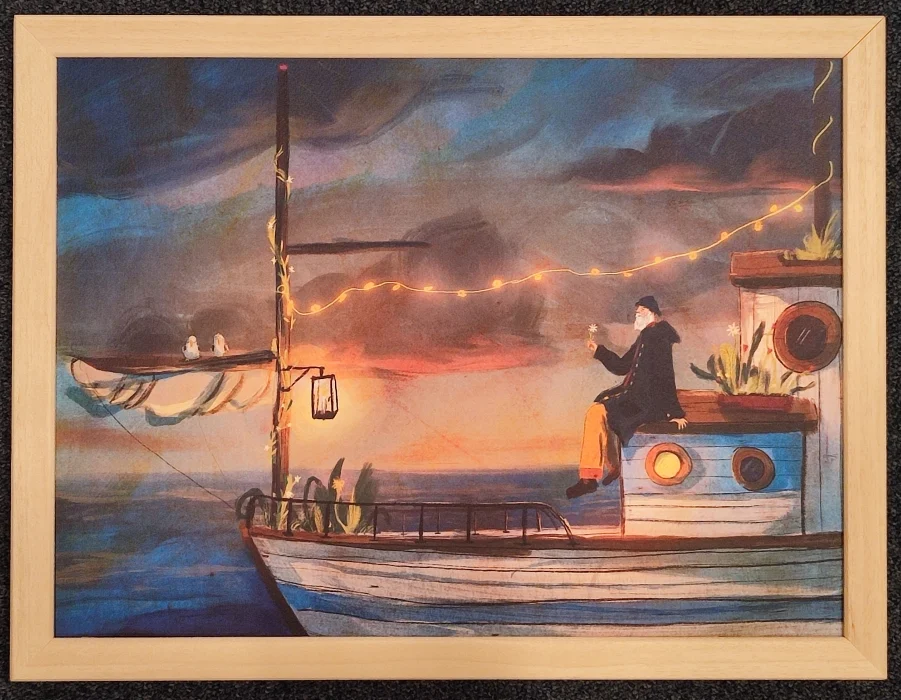 la canzone del pescatore – chiglia - Arredamento marinaresco