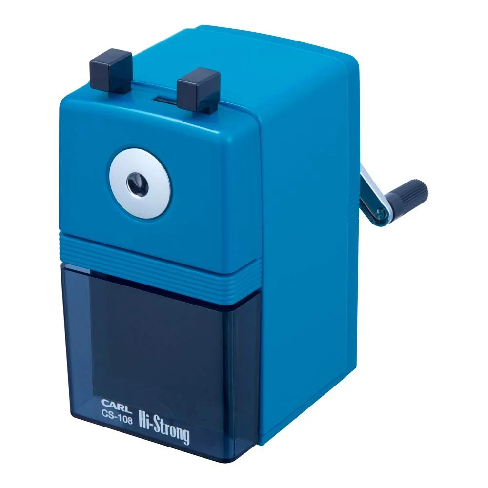 Carl Affilatore Manuale per Matite Alta Capacità CS-108-B Blu