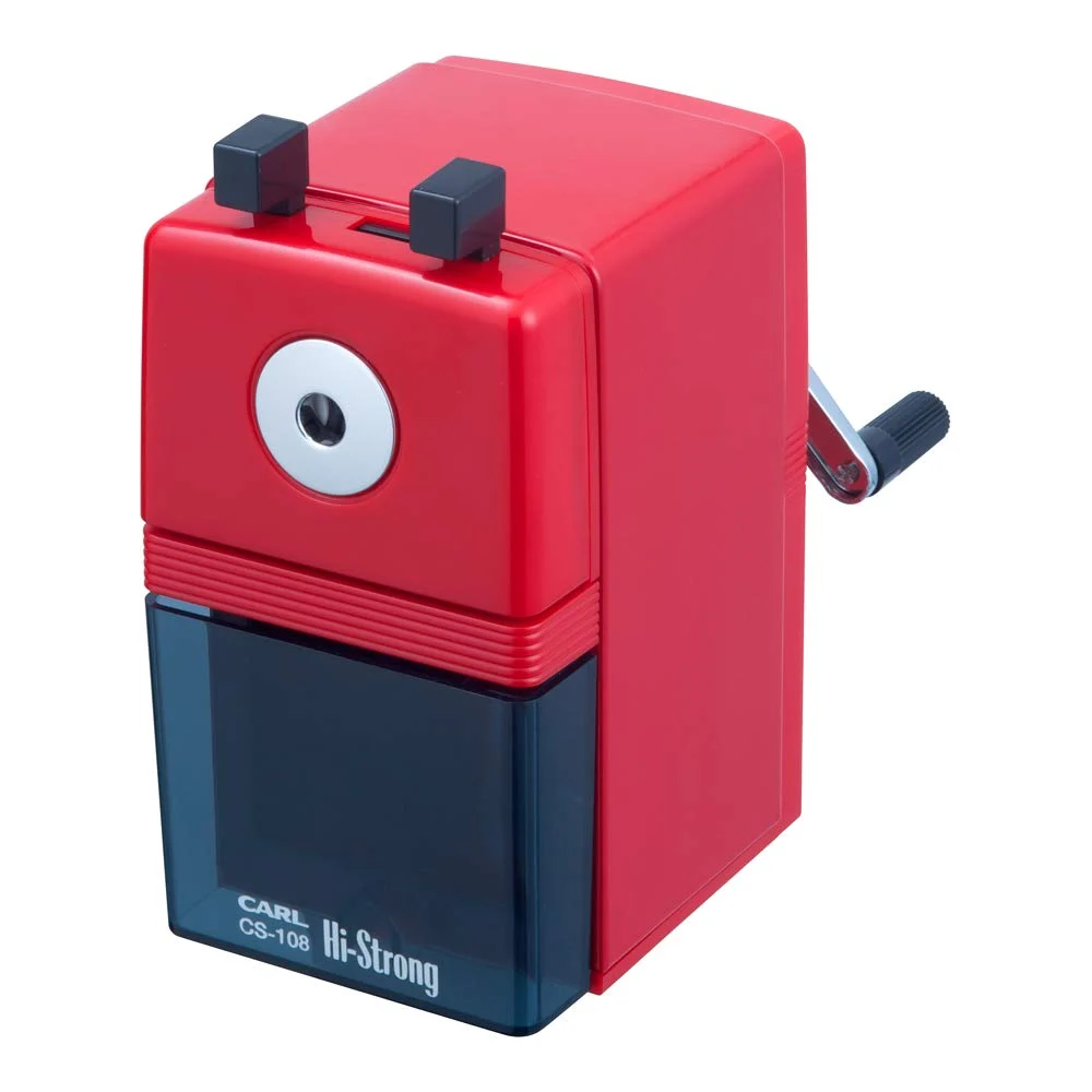 CARL Affilacoltelli Manuale Grande Capacità CS108 Rosso