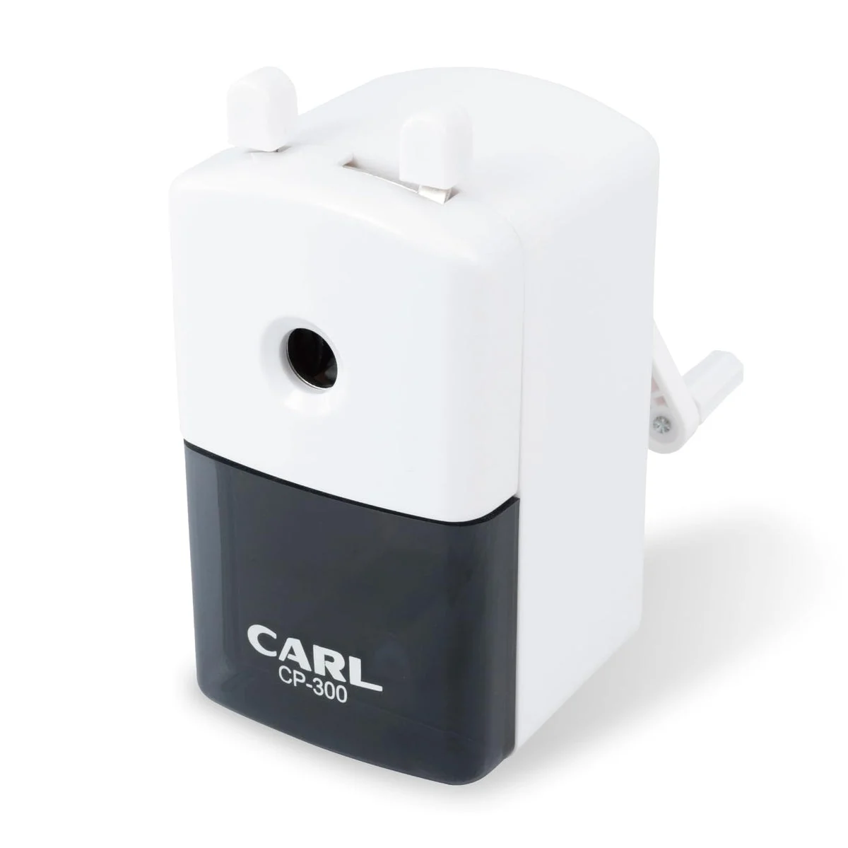 Carl Pencil Sharpener Manual Thick Pencil Compatible CP300 White