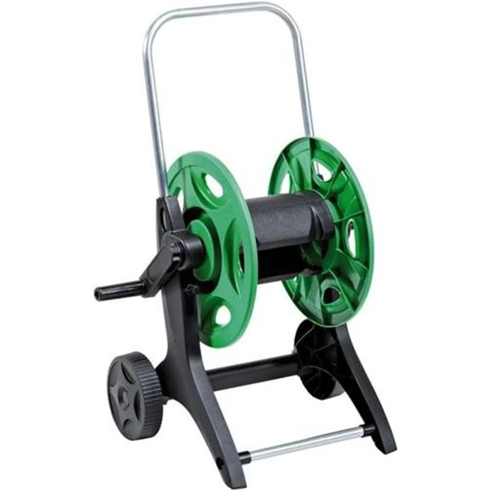 CARRELLO AVVOLGI TUBO IRRIGAZIONE GIARDINO CON DUE RUOTE ATTACCO RAPIDO STANDARD - TrAdE Shop Traesio