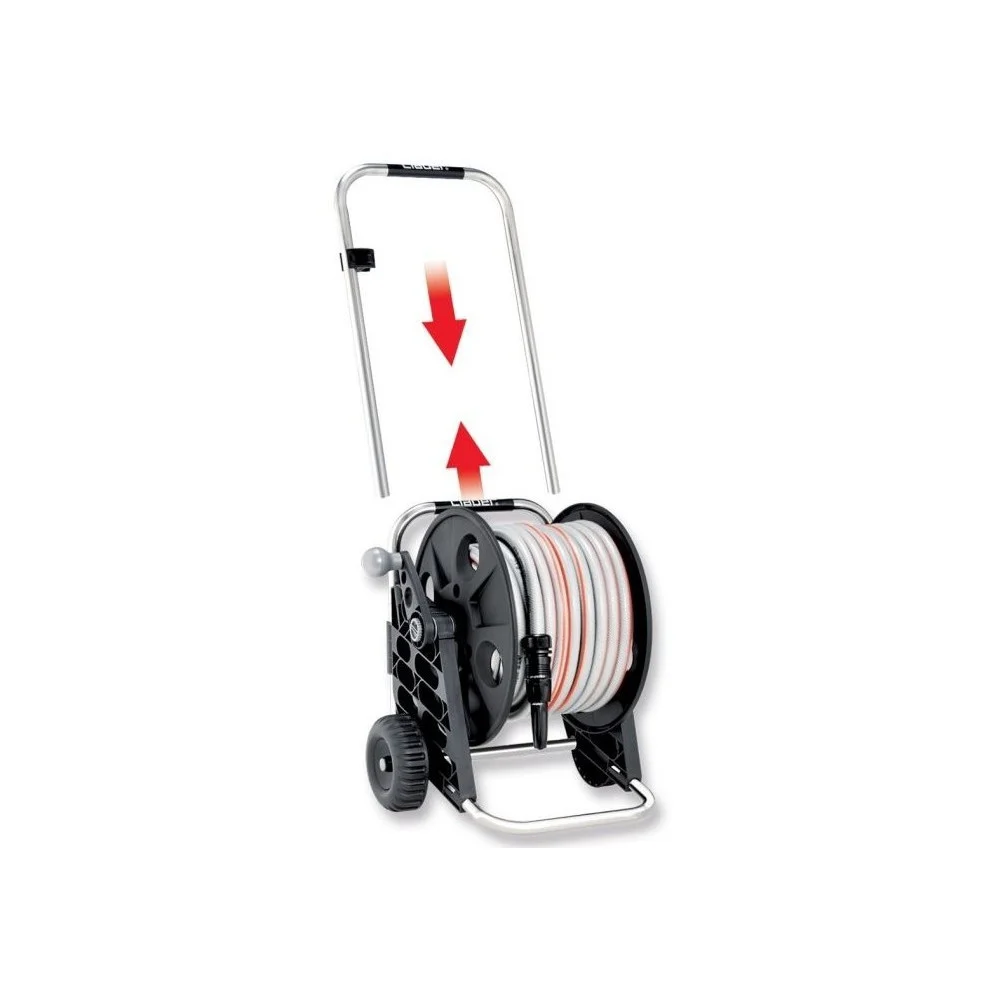 CARRELLO IN ALLUMINIO GENIUS COMPACT-25 SILVER CLABER PER IRRIGAZIONE GIARDINO