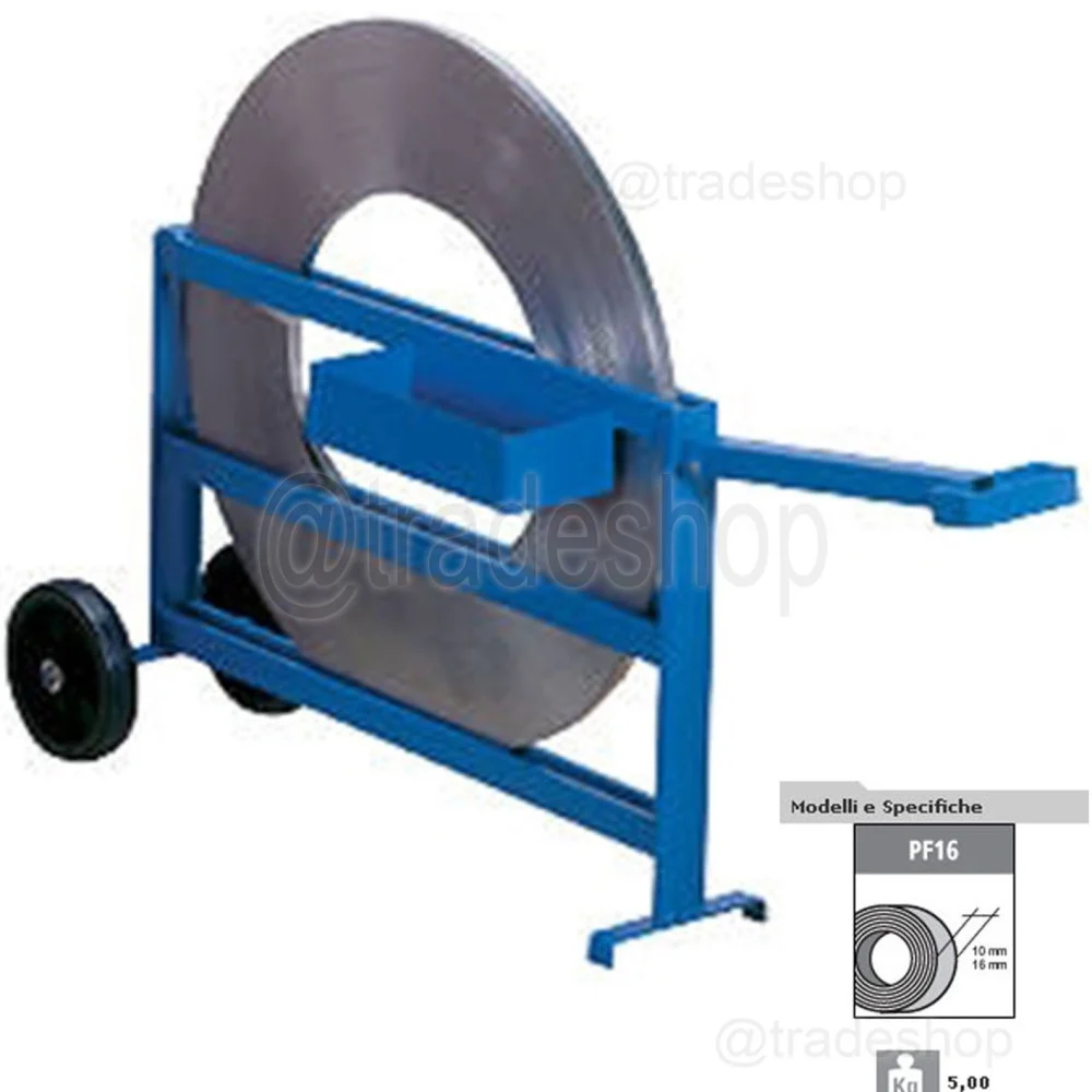 CARRELLO PORTAREGGIA PF16 IN FERRO ROMEO MAESTRI PORTA REGGETTE METALLO 10/16mm - Romeo Mestri ®