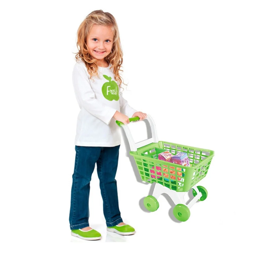 CARRELLO SPESA GIOCATTOLO PER BAMBINI GIOCO SUPERMARKET CON SET ACCESSORI - TrAdE Shop Traesio