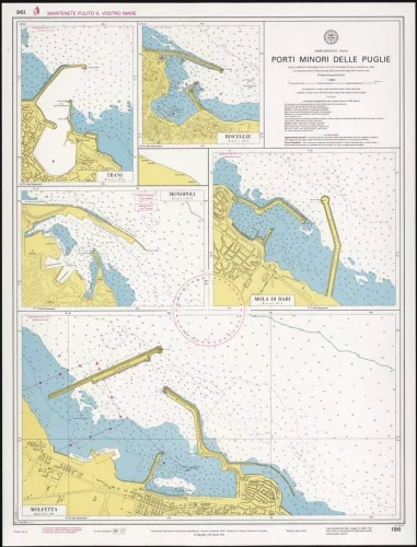 carta nautica n. 196 - Carte nautiche, da pesca…