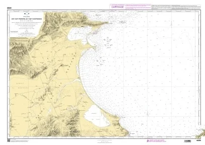 du cap farina au cap carthage (delta de medjerda) n. 4250 (2007) - Carte nautiche, da pesca…