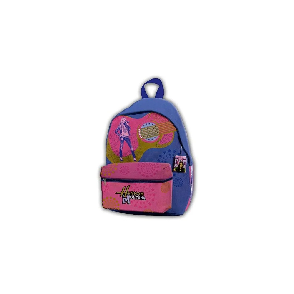 Cartella Zaino Amaricano Hanna Montana colore Fucsia e Viola - TrAdE Shop Traesio