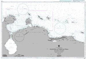 carupano to punta gallinas including isla de aves n. 1966 (2009) - Carte nautiche, da pesca…