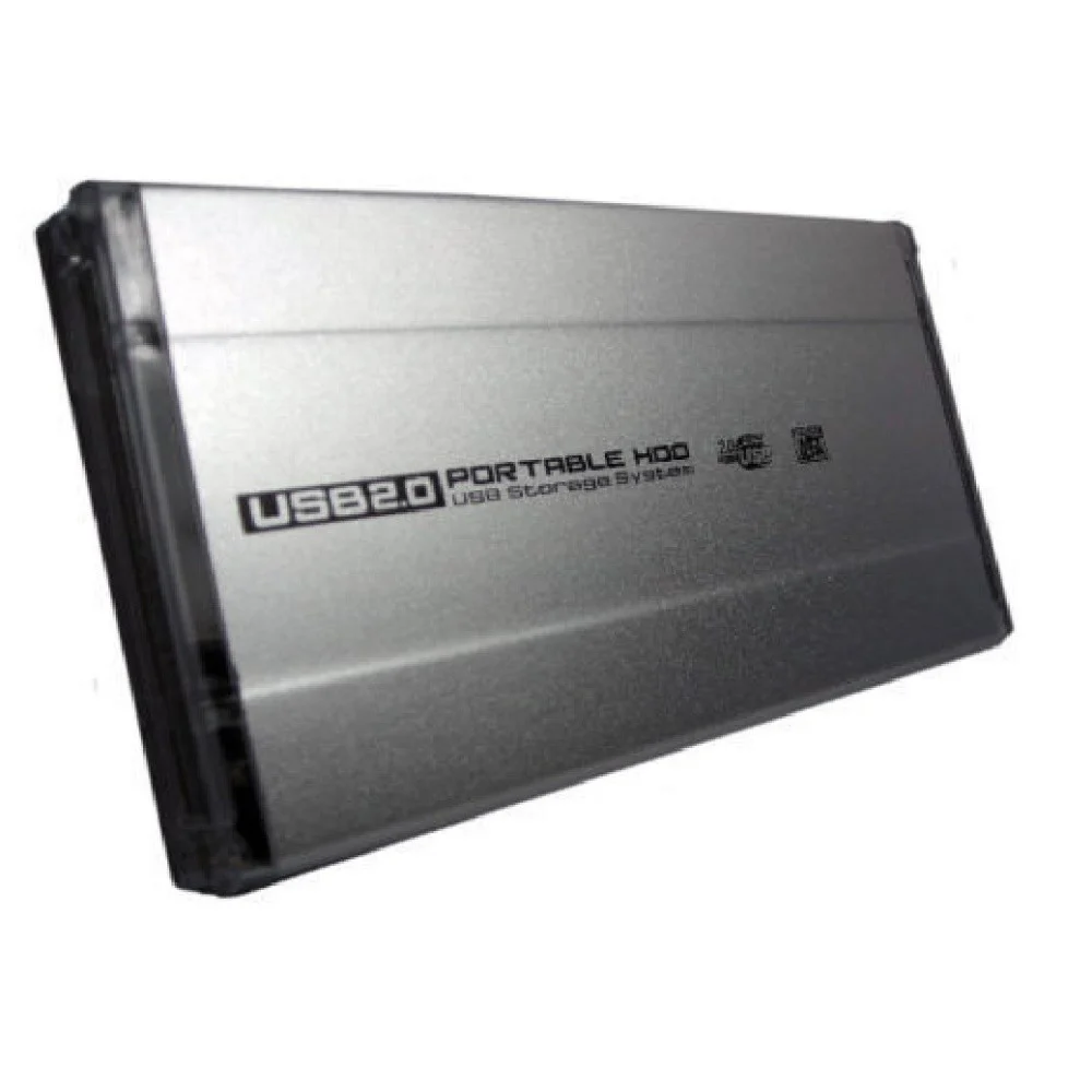 CASE BOX ESTERNO PER HARD DISK HDD 2.5 IDE SATA USB 2.0 SUPER SLIM ALLUMINIO - TrAdE Shop Traesio