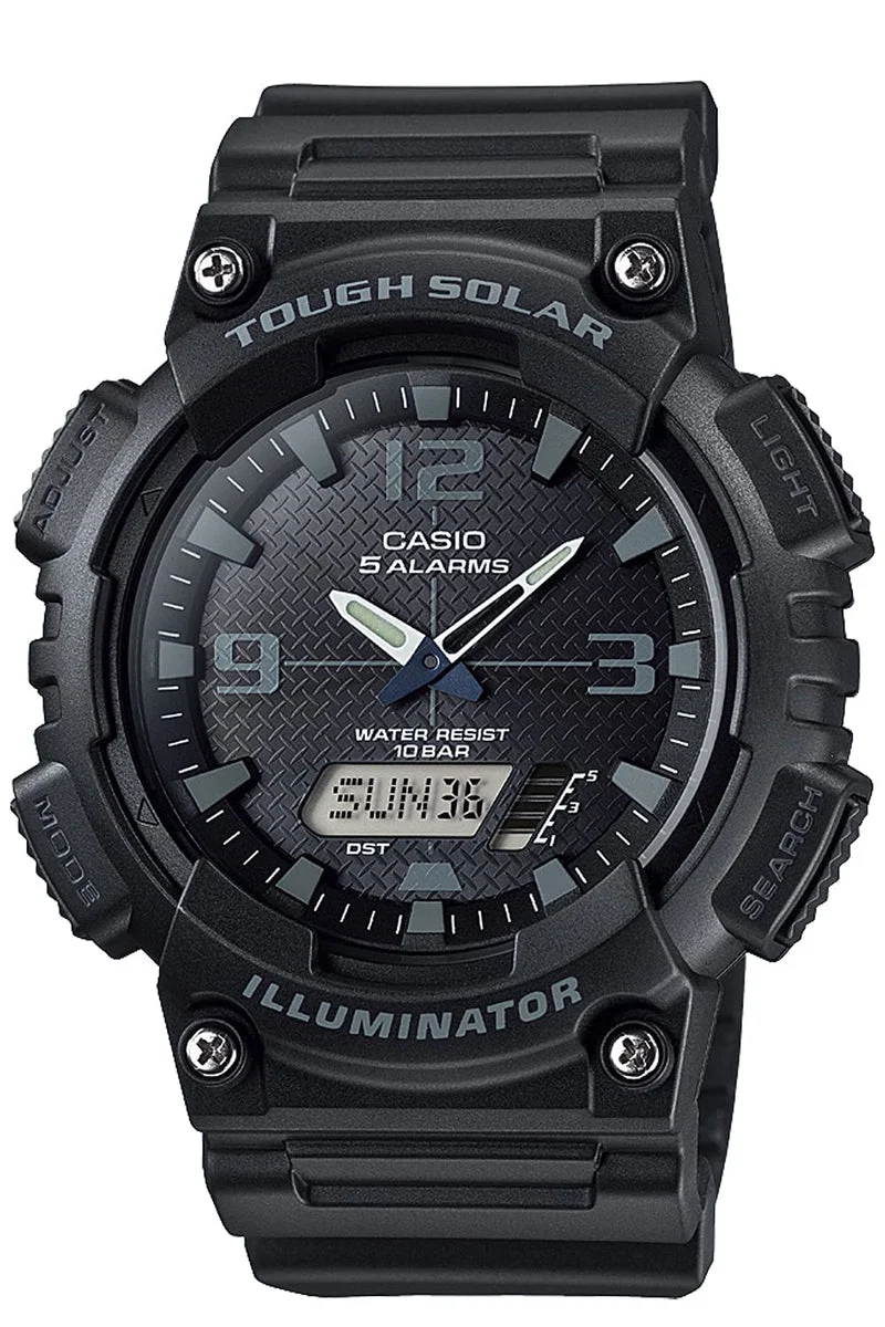 Casio Orologio Digitale Solare Uomo AQ-S810W-1A2JH Impermeabile Nero