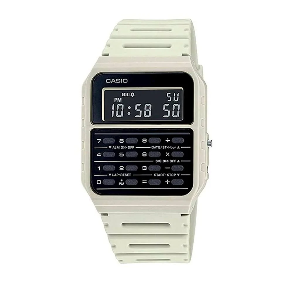 Casio CA-53 orologio unisex con calcolatrice Databank reissue Sand