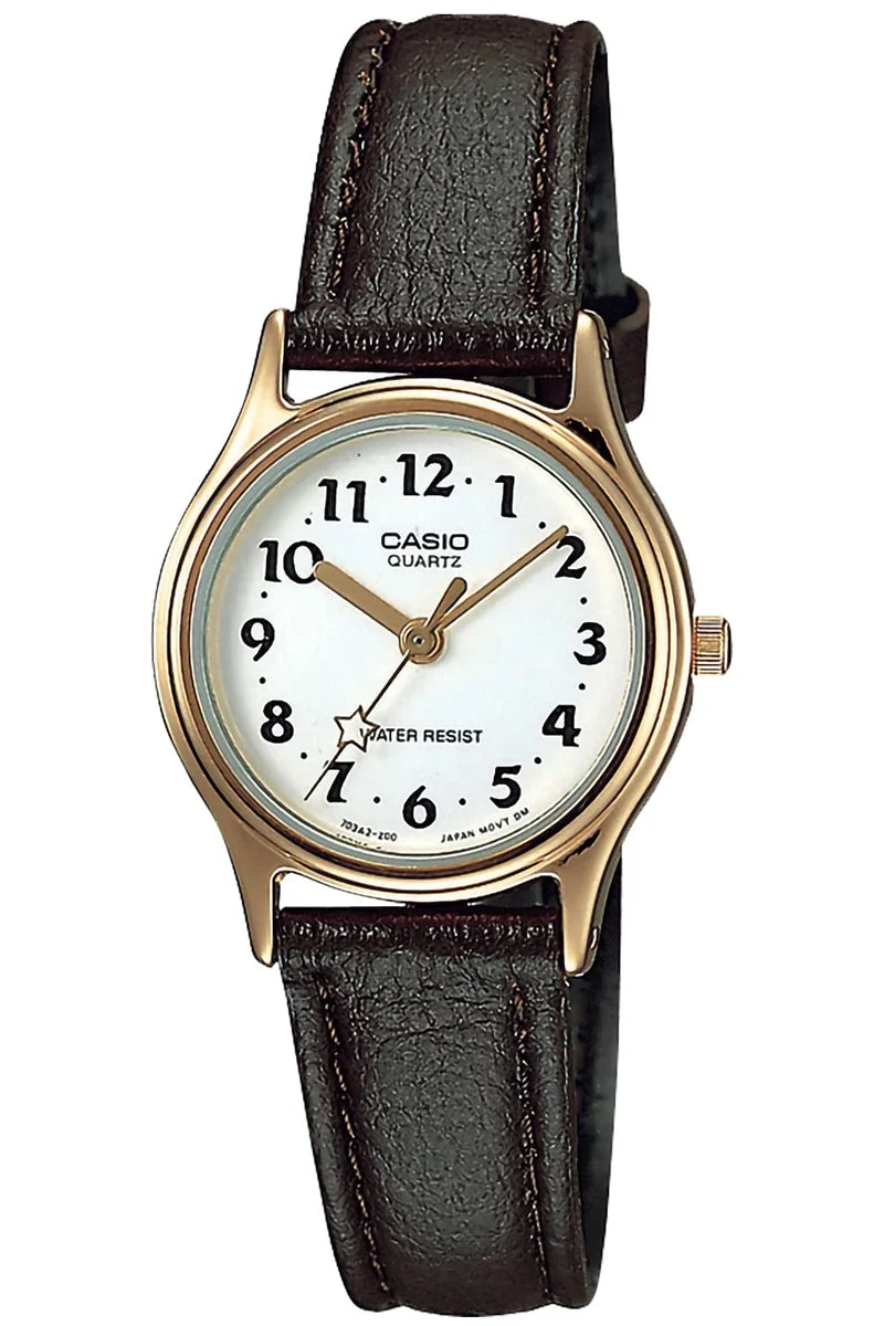 CASIO orologio da donna leggero Collection LQ-398GL-7B3LJH marrone