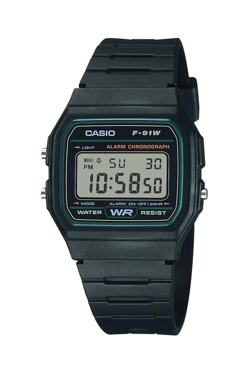 CASIO Collection Men's Watch F-91W-3JH Green