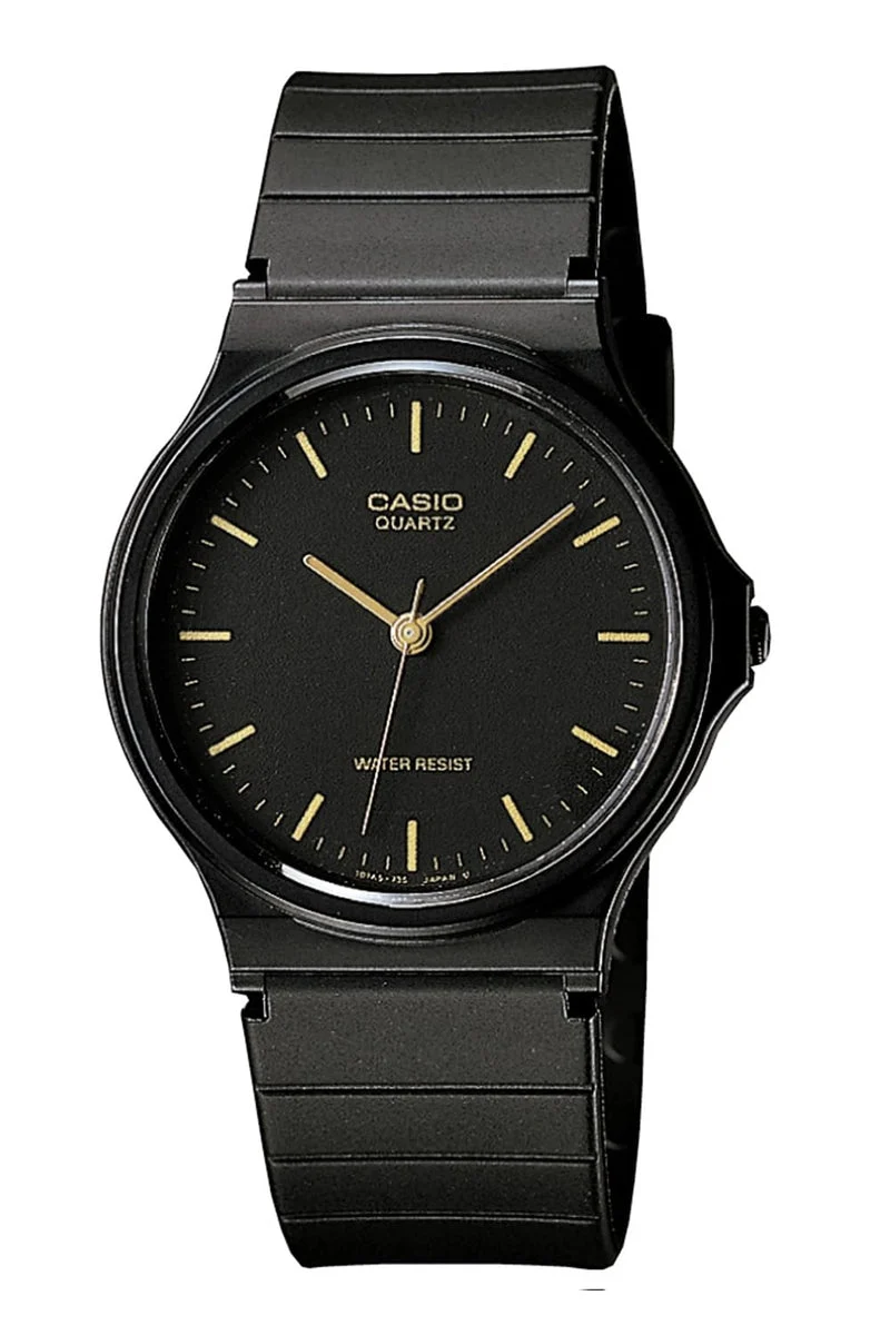 CASIO Collection MQ-24-1ELJH Classic Digital Watch Black Gold Web Limited