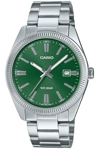 CASIO Orologio Analogico Uomo MTP-1302D-3AJF Quadrante Verde Scuro