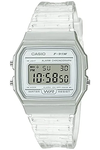 CASIO Orologio Collezione F-91WS-7JH Bianco