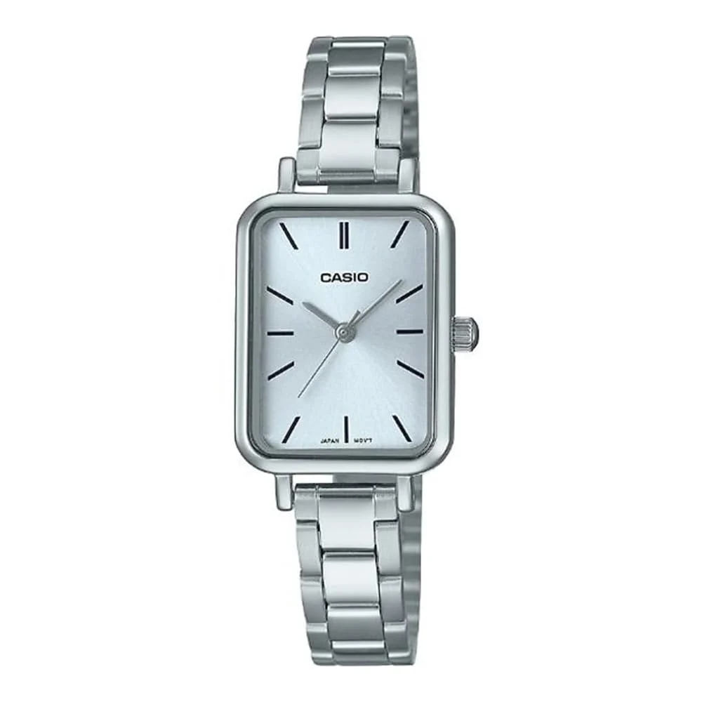 CASIO Dress Watch LTP-V009D-2E Blue Dial Stainless Steel Casual Silver