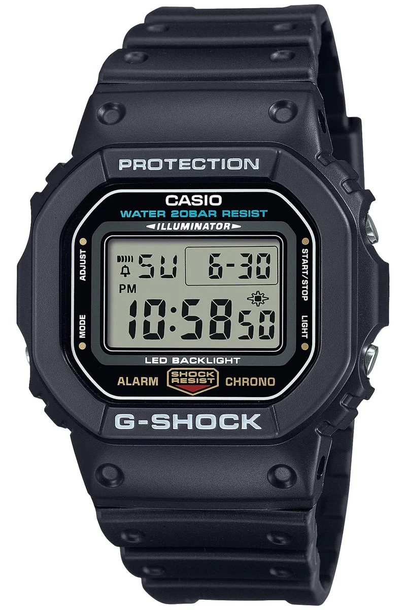 Casio G-Shock Orologio Digitale Uomo Resistente agli Urti DW-5600UE-1JF Nero