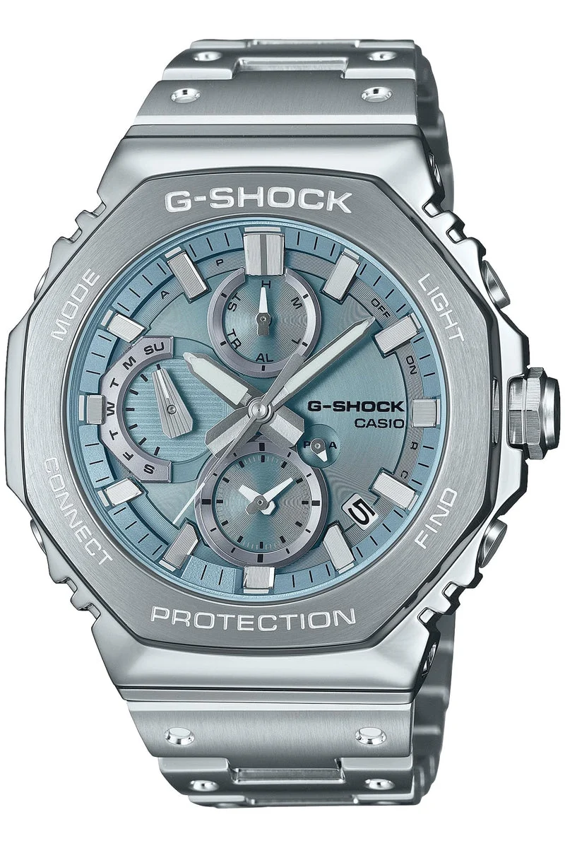 CASIO G-Shock Full-Metal Chronograph Bluetooth Tough Solar Men's Silver Watch