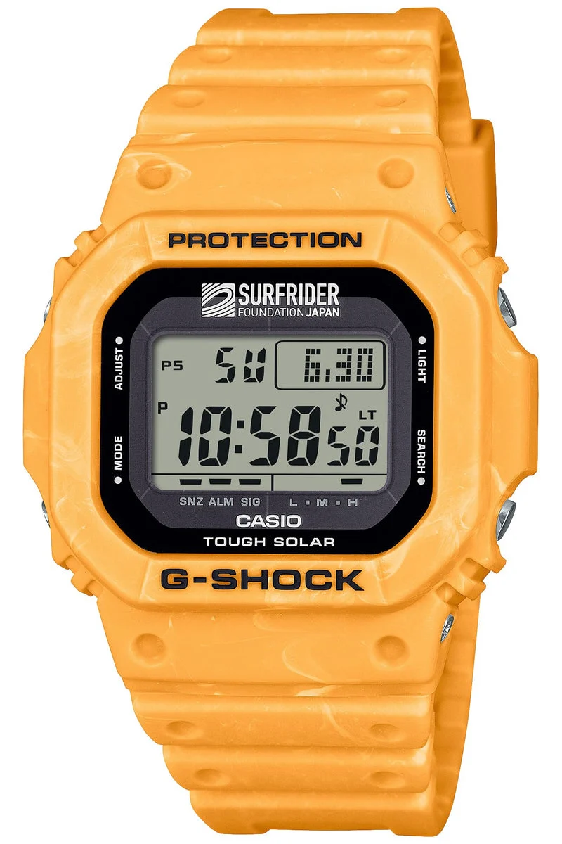 CASIO G-Shock orologio Tough Solar ed. Surfrider Japan G-5600SFJ-9JR giallo