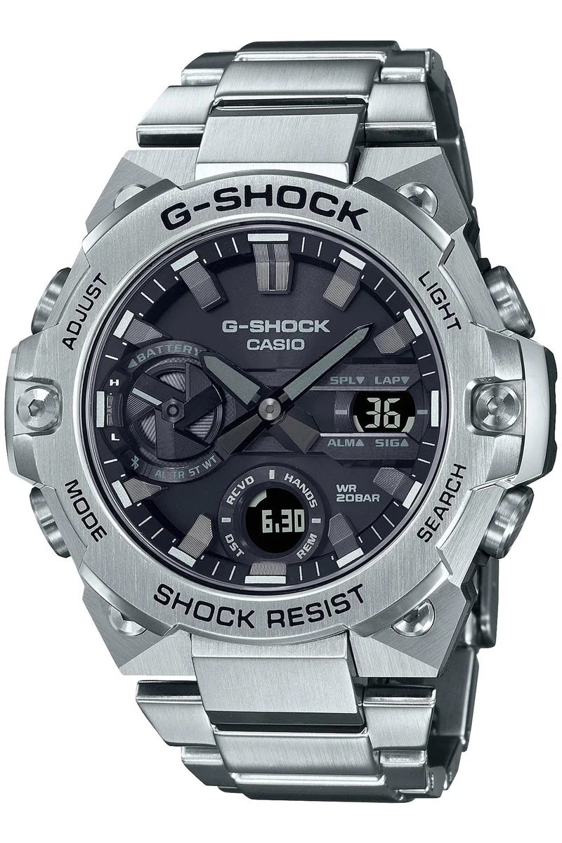 CASIO G-Shock G-Steel GST-B400D-1AJF Smartphone Link Carbon Core Guard