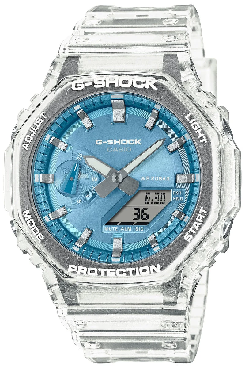 CASIO G-Shock GA-2100BM-7A2JF Bright Metallic Dial Clear Men's Watch