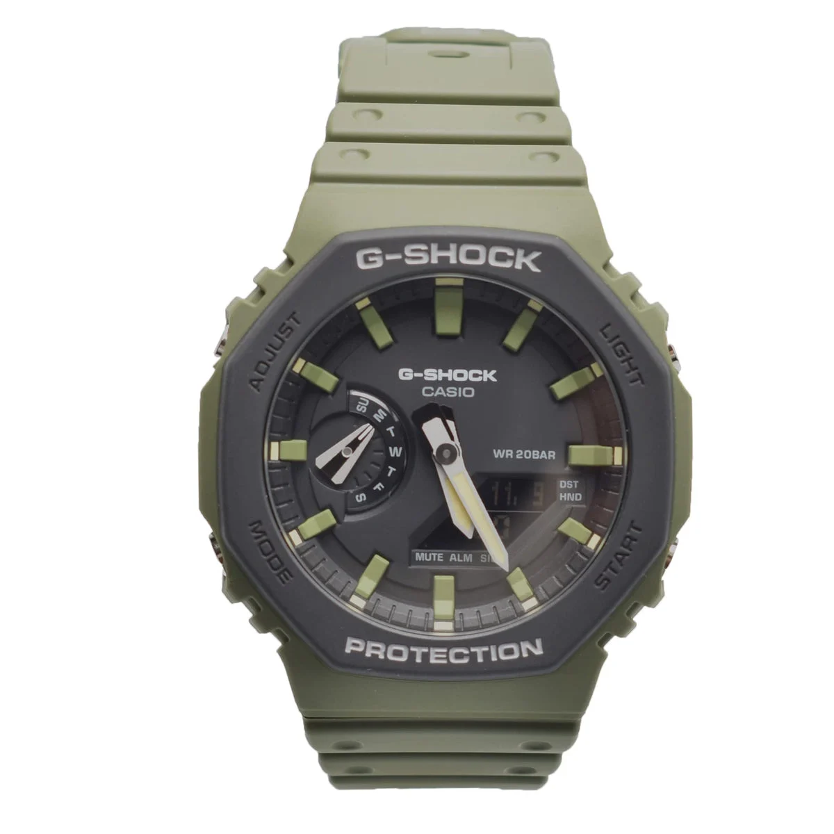 CASIO G-Shock Orologio Uomo GA-2110SU-3A Colore Verde Carbon Core Guard