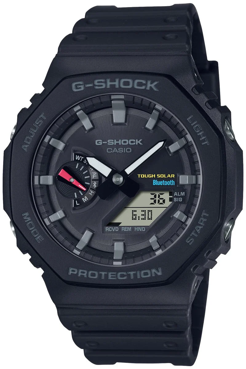 CASIO orologio G-Shock solare Bluetooth da uomo GA-B2100-1AJF nero