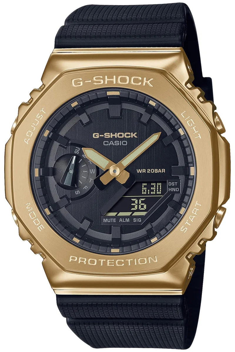 Casio orologio uomo G-Shock Metal Covered GM-2100G-1A9JF nero
