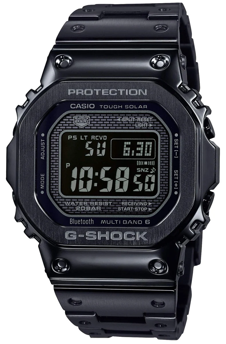 CASIO G-Shock orologio uomo full metal Bluetooth solare GMW-B5000GD-1JF nero