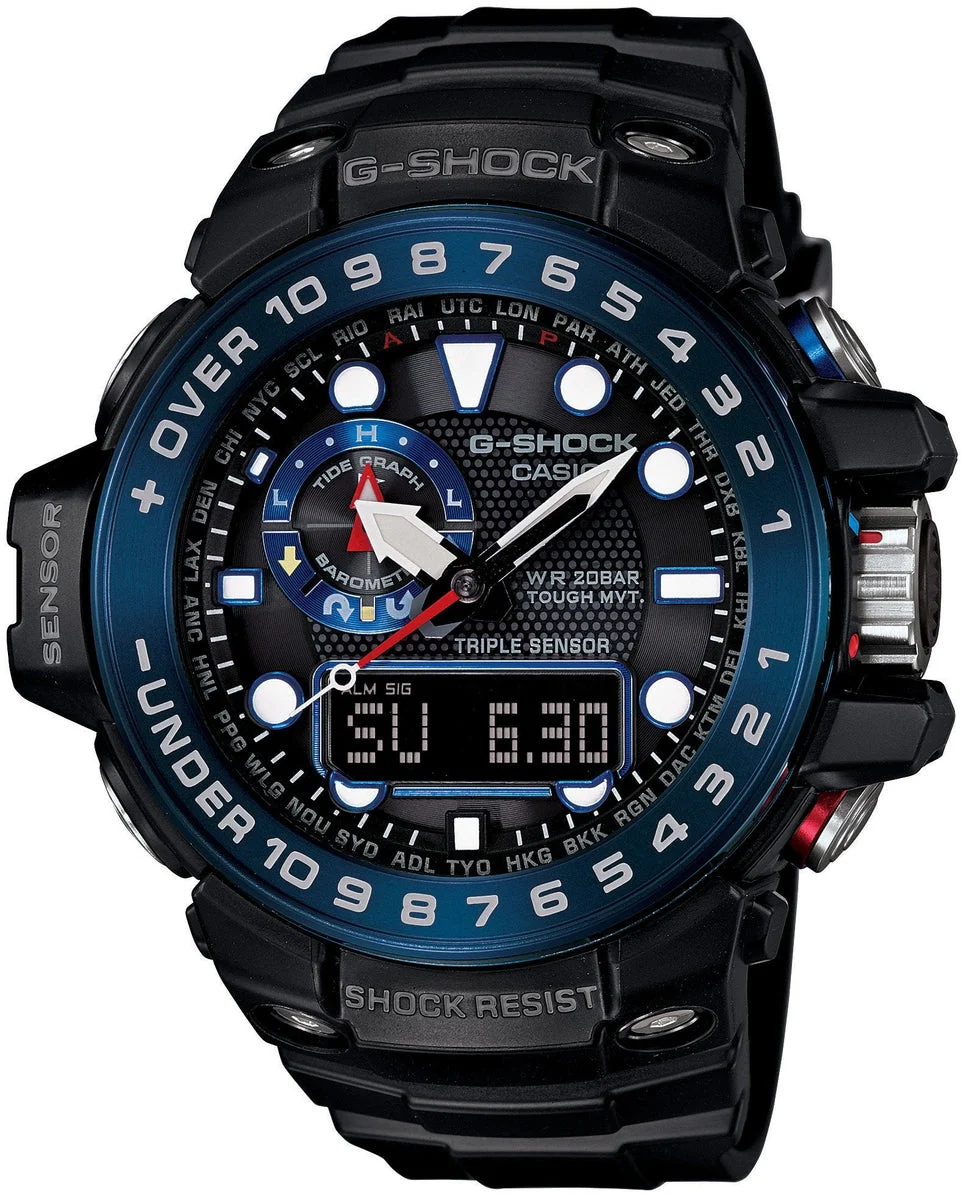 Casio G-Shock Gulfmaster Orologio Solare Radio Nero Uomo GWN-1000B-1BJF