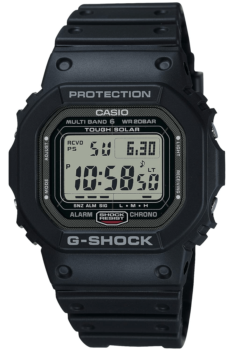 CASIO G-SHOCK Orologio Solare Radio Wave 20 ATM GW-5000U-1JF Nero