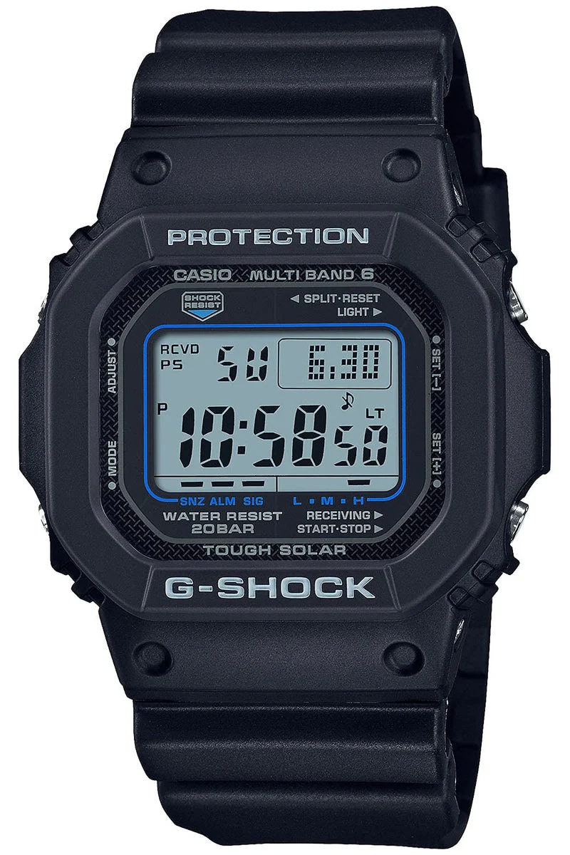 Casio G-Shock Orologio Solare Radio Controllato GW-M5610U-1CJF Nero