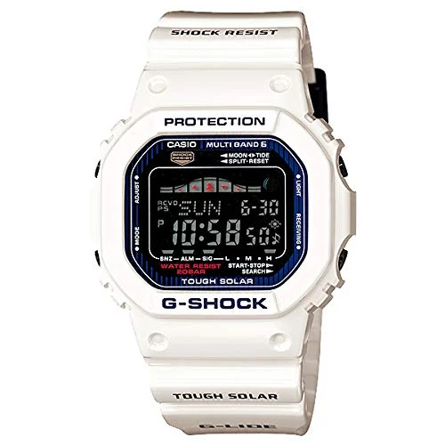 CASIO G-SHOCK Orologio Digitale Calendario Rettangolare Uomo GWX-5600C-7JF Bianco