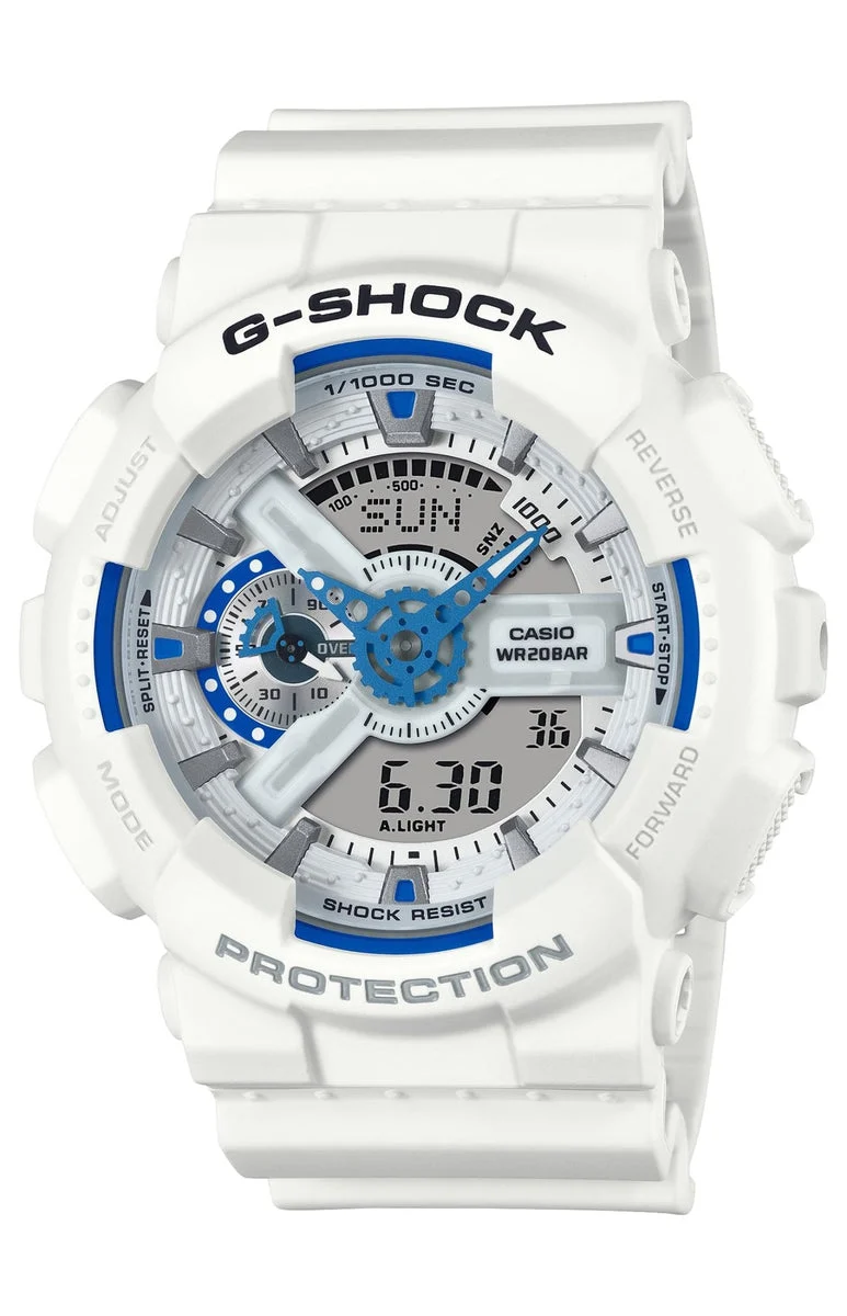 Casio reloj G-Shock Hidden Glow para hombre GA-110HDS-7AJF blanco