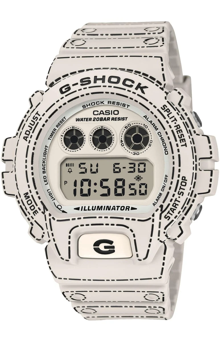 CASIO G-Shock Japan-Made Origami Eco-Material Watch DW-6900RGM-5JR Off-White