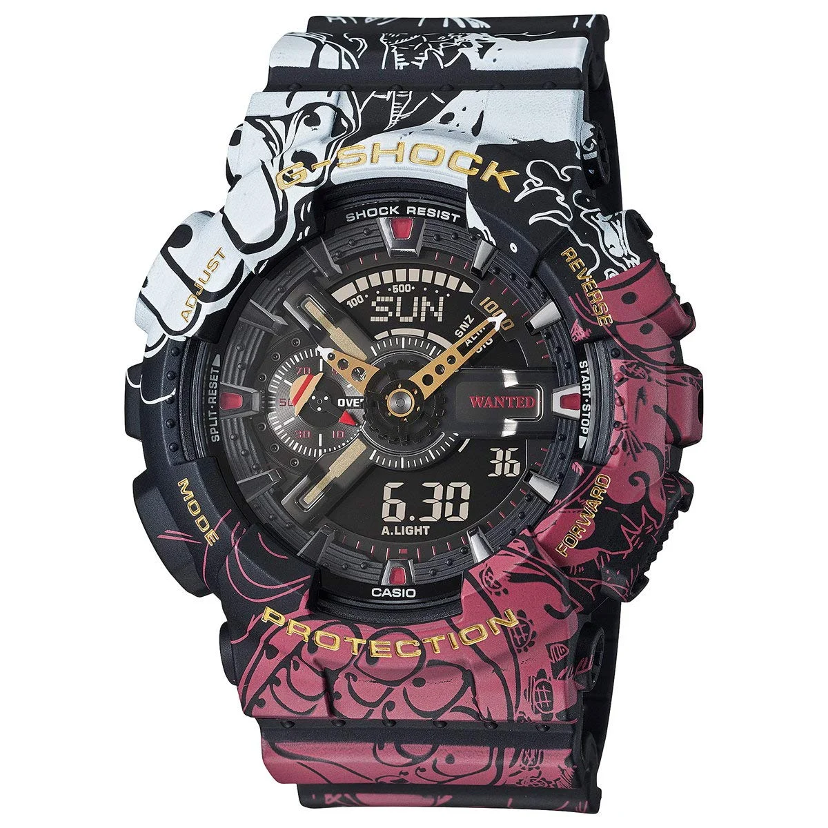 CASIO G-Shock Orologio Uomo Collaborazione ONE PIECE GA-110JOP-1A4JR Nero